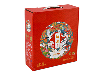 牛奶紙（zhǐ）箱包裝（zhuāng）盒（hé） 彩色牛奶外包（bāo）裝彩盒