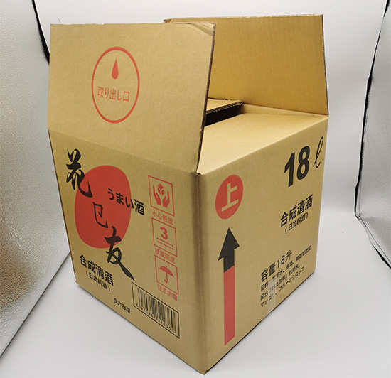 五層台灣黃紙日式料酒包裝紙箱