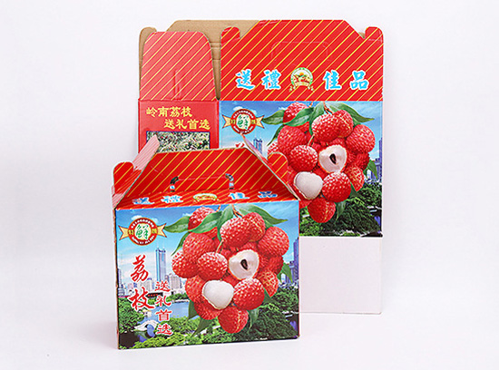 快（kuài）遞水果專用紙箱子 水果禮品彩箱定製